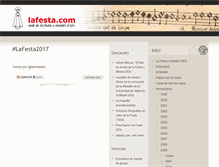 Tablet Screenshot of lafesta.com